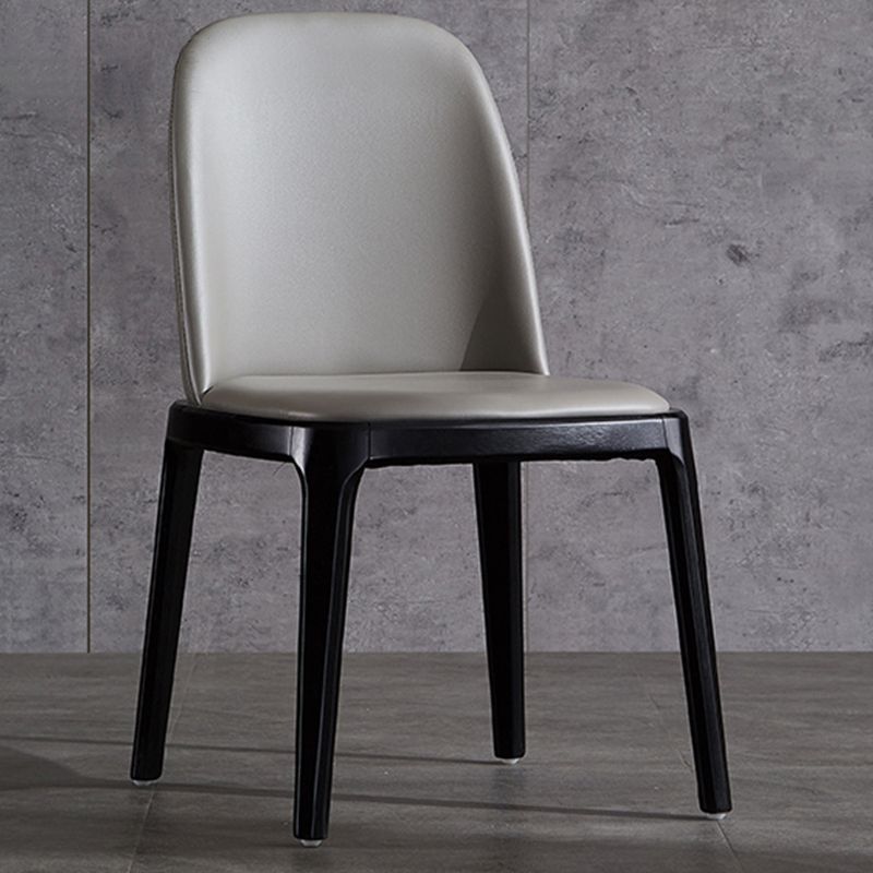 Glam Scandinavian Kitchen Dining Room Wood Chairs Solid Back Side Chair Set Clearhalo ' kitchen&dining_furn' 'Dining Chairs' 'Dining Tables & Seating' 'dining_chair' 'furn' 'furn_dining_chair' 'Furniture' 'furniture_dining_chair' 'Kitchen & Dining Furniture' 'kitchen' 1200x1200_69cd5314-21a3-48d8-8cca-23aef04d1c09