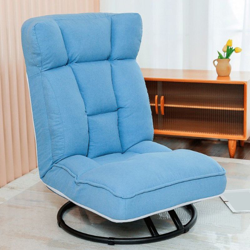 Linen Blend Sewn Pillow Back Chair for Apartment 21.65" Long Clearhalo 'Accent Chairs' 'accent_chairs' 'Chairs & Seating' 'furn' 'furn_accent_chairs' 'Furniture' 'Living Room Furniture' 1200x1200_69d0657e-b741-448b-bd9b-3708429340da