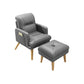 Contemporary Bonded Leather Arms Included Basic Four Leg Accent Chair Clearhalo 'Accent Chairs' 'accent_chairs' 'Chairs & Seating' 'furn' 'furn_accent_chairs' 'Furniture' 'Living Room Furniture' 1200x1200_69d098b6-46fc-40f8-94b1-98f41b4a9695