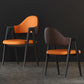 Contemporary Metal Dining Room Chairs Leather Open Back Dining Side Chair for Home Use Clearhalo ' kitchen&dining_furn' 'Dining Chairs' 'Dining Tables & Seating' 'dining_chair' 'furn' 'furn_dining_chair' 'Furniture' 'furniture_dining_chair' 'Kitchen & Dining Furniture' 'kitchen' 1200x1200_69d20c2b-de2f-4d03-ac4e-fd7ba1c7f63d