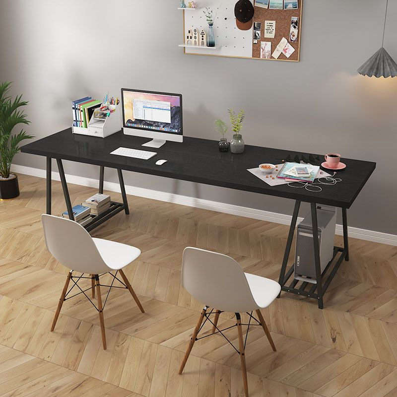 Manufactured Wood Rectangle Writing Desk Home Glam Office Desk Clearhalo 'furn' 'furn_office_desk' 'Furniture' 'Office Desks' 'Office Furniture' 'office_desk' 1200x1200_69d26497-78cb-49df-877d-231a0b8f4e9c