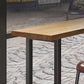 Juego de mesa de Bar moderno de 1/7 piezas, mesa de mostrador rectangular de madera con taburetes