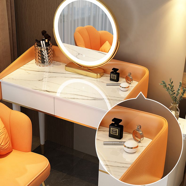 Wooden Vanity Desk Storage Box Vanity Dressing Table for Bedroom