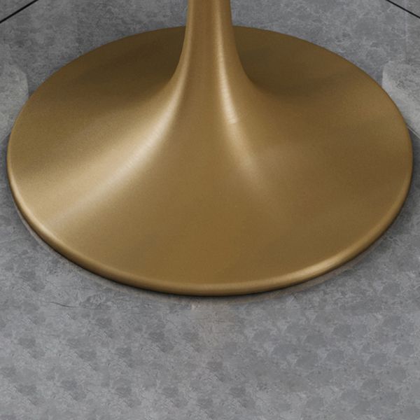 Round Sintered Stone Dining Table Traditional Luxury Dining Table with Tulip Base Clearhalo 'Dining Tables & Seating' 'Dining Tables' 'dining_table' 'furn' 'furn_dining_table' 'Furniture' 'furniture_dining_table' 'Kitchen & Dining Furniture' 'kitchen' 'kitchen_dining_table' 1200x1200_69d54beb-8236-4308-b672-c398f6e98058