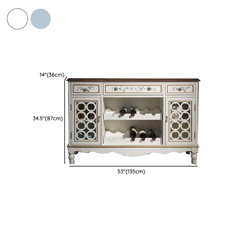 Glam Dining Buffet Birch Buffet Table with Doors for Dining Room Clearhalo 'buffet_sideboard' 'Buffets & Sideboards' 'furn' 'furn_buffet_sideboard' 'Furniture' 'Kitchen & Dining Furniture' 1200x1200_69d63d0e-0556-4ec7-b96e-a55254e0b32a