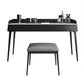 Camera da letto Make-Up Vanity Desk 31.5 "/39.37" /47.24 "W, finitura nera/kaki