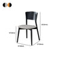 Industrial Style Dining Chair Solid Wood Open Back Armless chair Clearhalo 'Dining Chairs' 'Dining Tables & Seating' 'dining_chair' 'furn' 'furn_dining_chair' 'Furniture' 'Kitchen & Dining Furniture' 1200x1200_69d8c6ae-7dae-4ff2-9238-45dc4a3a4906