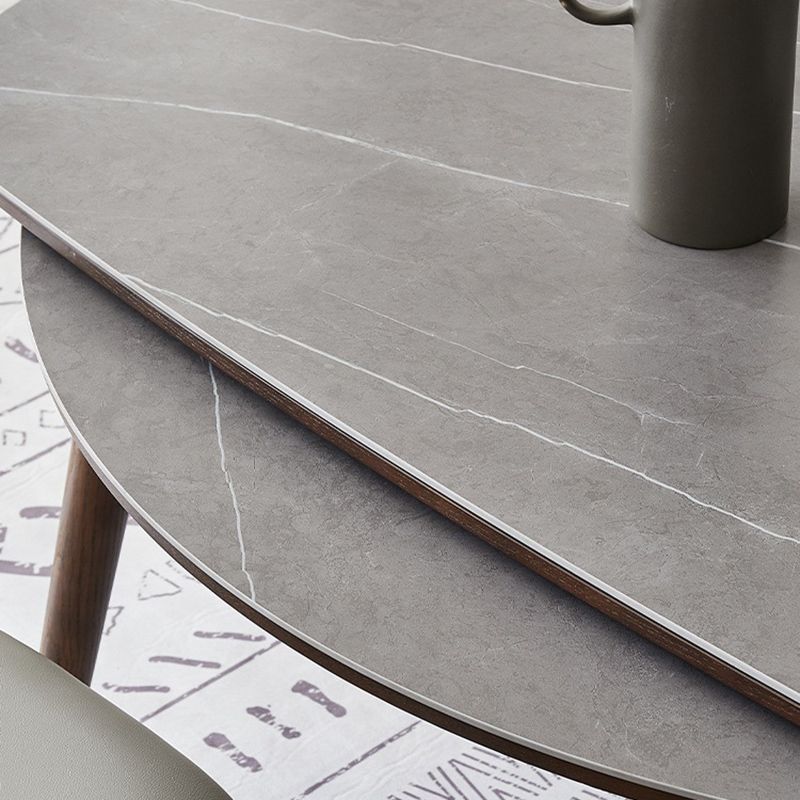 Contemporary Style 1/4/5/7 Pieces Dining Chairs Set Stone Round Furniture in Gray Clearhalo 'Dining Room Sets' 'Dining Tables & Seating' 'dining_room_set' 'furn' 'furn_dining_room_set' 'Furniture' 'Kitchen & Dining Furniture' 1200x1200_69d969e6-b7de-4e9d-9383-9d7514e5c728