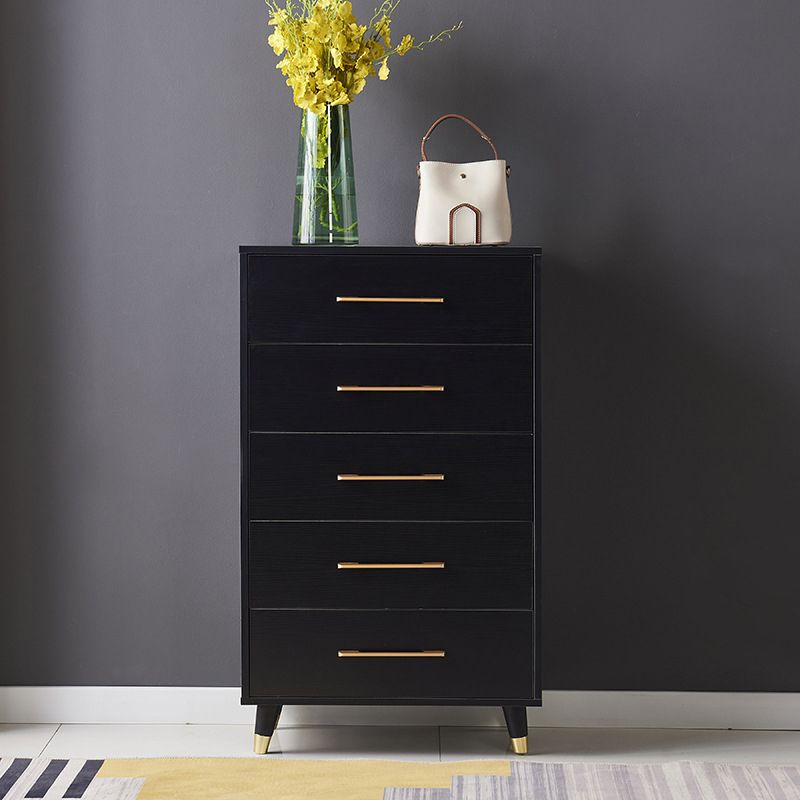 Weiße / schwarze Aufbewahrungstruhe 16 "W vertikale Dessouskiste für Schlafzimmer
