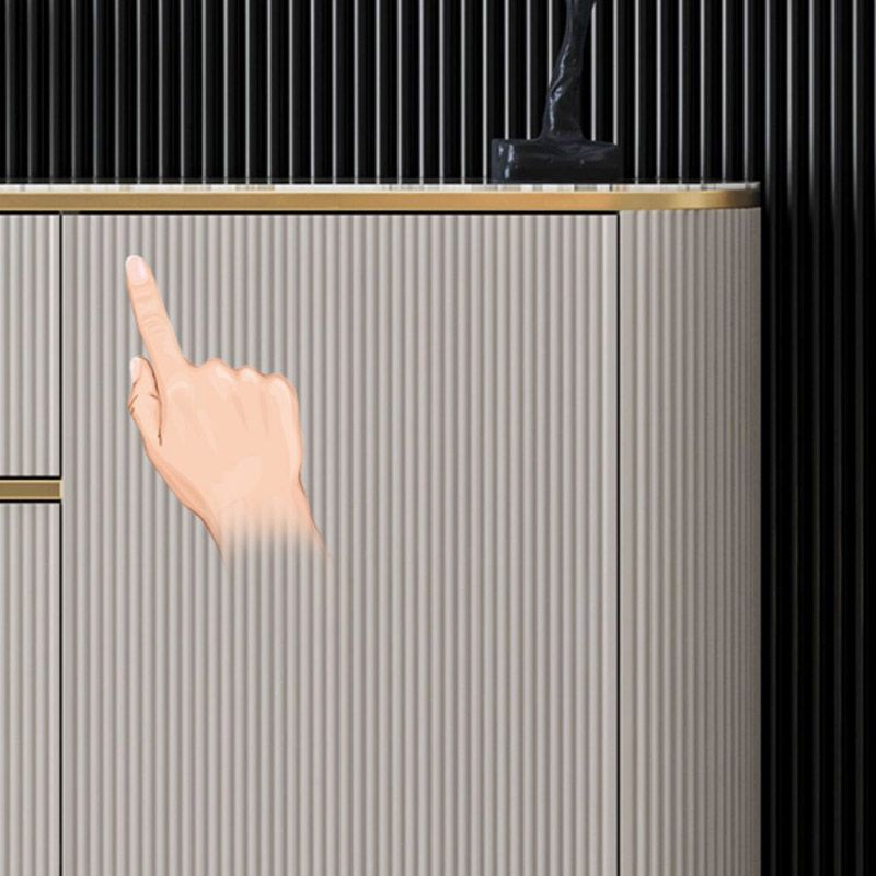 Glamstil Stone Top Sideboard Engineered Wood Side Board für Wohnzimmer