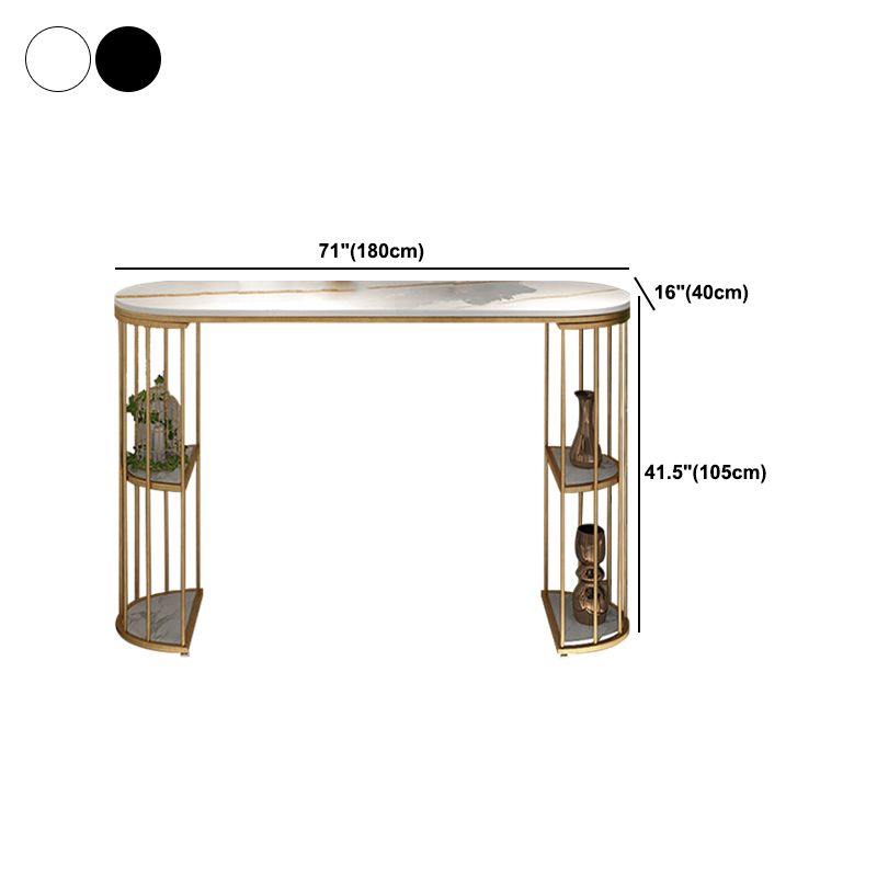 Glam Oval Indoor Counter Set 1/2/3 Pieces Double Pedestal Bar Pub Table Set Clearhalo 'Bar Furniture' 'furn' 'furn_home_bar_bar_sets' 'Furniture' 'Home Bars & Bar Sets' 'home_bar_bar_sets' 'Kitchen & Dining Furniture' 1200x1200_69e4fbb1-47f9-490b-a6c8-ef02a0a1c8e0
