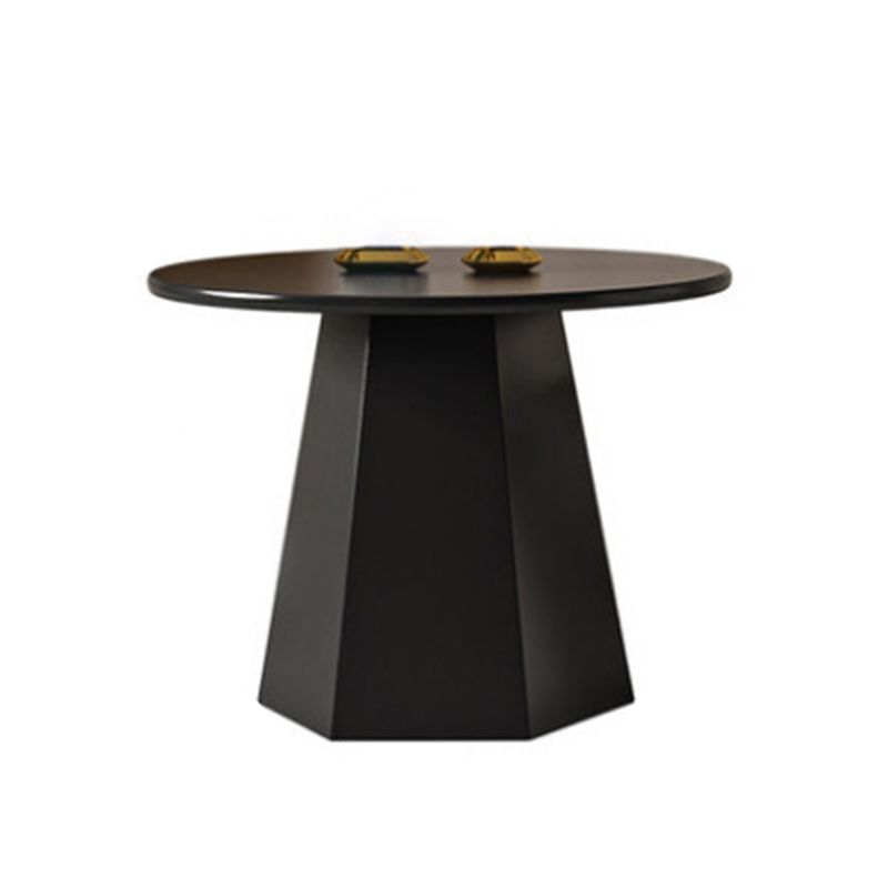 IJzerwerk zwart/wit voetstuk Basis Design ronde salontafel