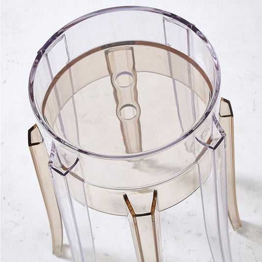 Stackable Clear Plastic Counter Stools Backless Scandinavian Bar Stools (Set of 2) Clearhalo 'Bar Furniture' 'Bar Stools' 'bar_stools' 'furn' 'furn_bar_stools' 'furniture_bar_stools' 'Kitchen & Dining Furniture' 'kitchen&dining_furn' 'kitchen' 'kitchen_furn' Furniture' 1200x1200_69e7e4b4-f9c4-44c8-8b55-4e43c9f7dd08