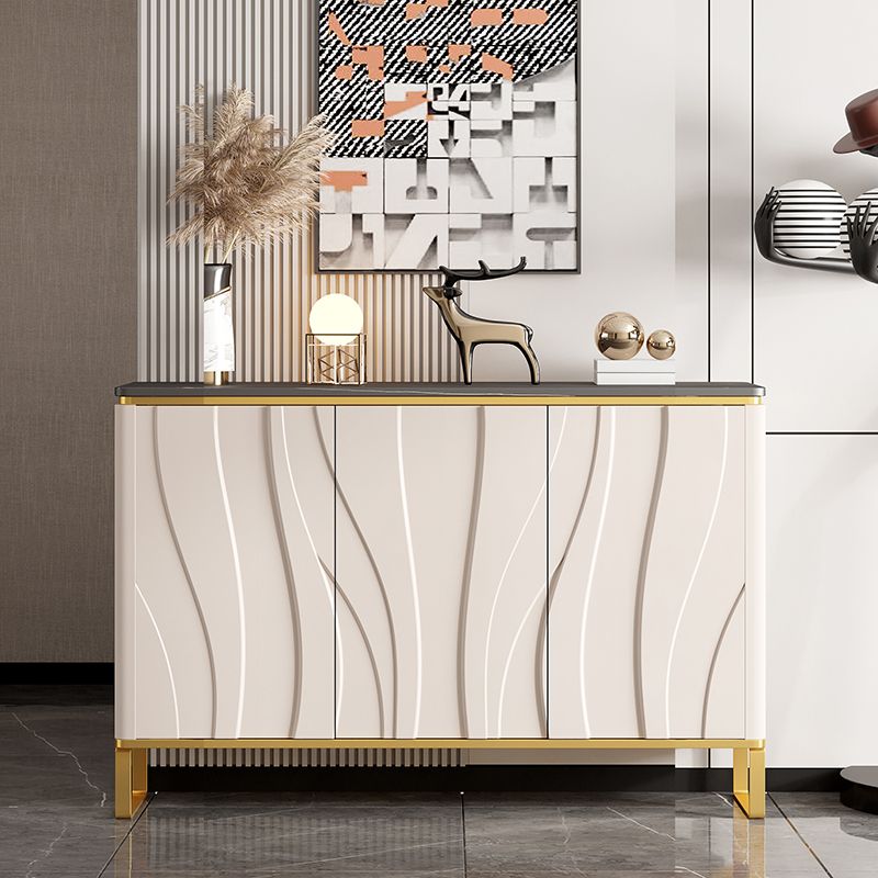 Hedendaagse stijl Credenza Stone Dining Buffet met kasten