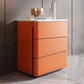 Modern Style Stone Buffet aparador de 19.6 "L Servidor buffet de comedor en naranja
