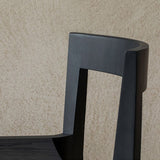 Solid Wood Barhocker Designer Stil Stapelbarer Barhocker mit Rückenlehne