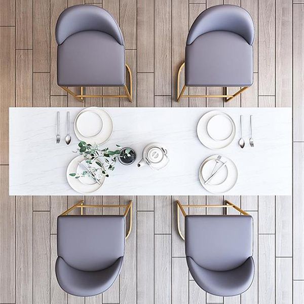 Distallo da bar per bistrot bianco e oro tavolo da bar in pietra contemporanea