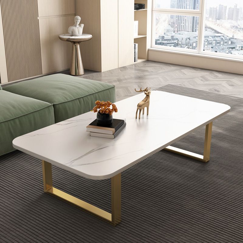 Slate Rectangular Coffee Table Trestle Coffee Cocktail Table Clearhalo 'Coffee & Accent Tables' 'Coffee Tables' 'coffee_tables' 'furn' 'furn_coffee_tables' 'Furniture' 'Living Room Furniture' 1200x1200_69ef8861-ff18-485a-8d47-8d456344c180