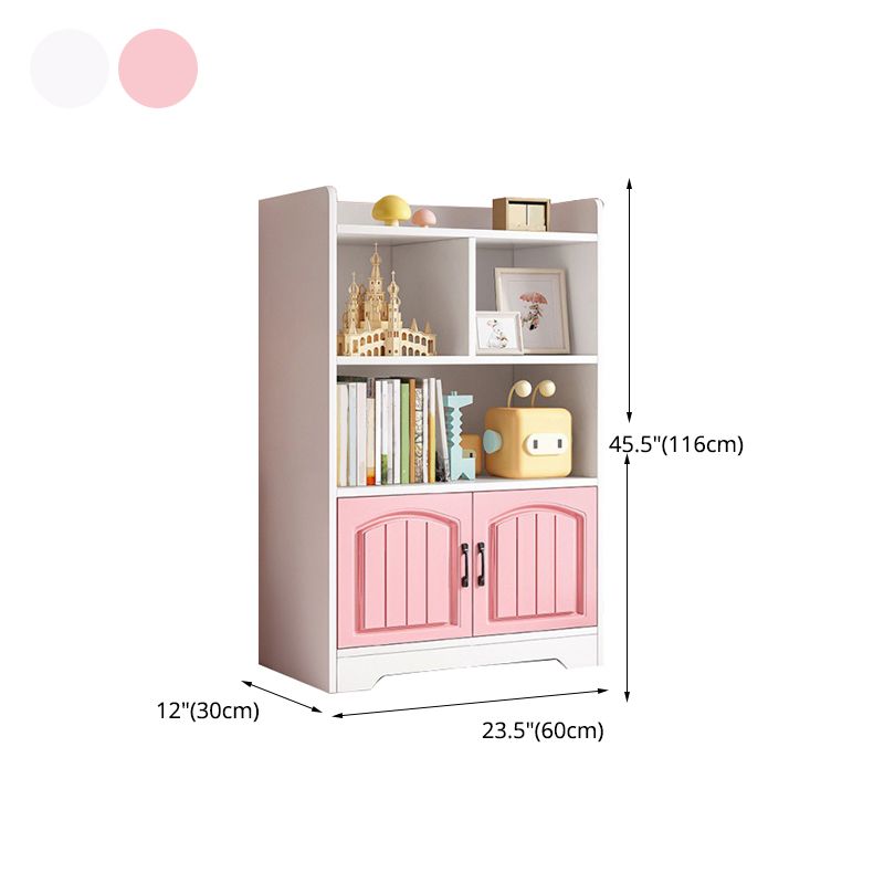 Bibliothèque de style moderne en bois fermé étanche standard avec porte pour le bureau à domicile