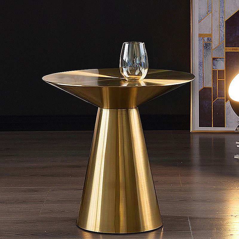 19.6"/21.6"/27.5" Tall Pedestal End Table Stainless Steel Round Side End Table Clearhalo 'Coffee & Accent Tables' 'End & Side Tables' 'end_side_table' 'end_side_tables' 'furn' 'furn_end_side_tables' 'Furniture' 'furniture_end_side_table' 'Living Room Furniture' 1200x1200_69f1020e-83de-4dc3-85ea-ad3ce2b5eaf3