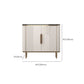 Gambe metalliche Sideboard bianca Tabella 35,4 "supporto a buffet alto con archiviazione