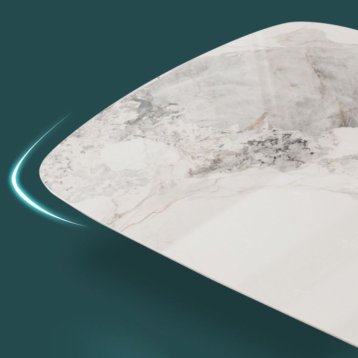 Set da tavolo rettangolo in stile glam 1/4/5/7/9 pezzi set da pranzo per uso domestico