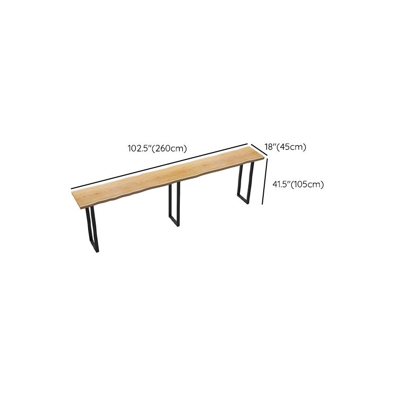 Moderne massief houten rechthoekige barhoogte pubtafel voor eetkamer