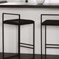 Industrial Low Back Stool Rectangle Upholstered Bar Stools for Living Room Clearhalo 'Bar Furniture' 'Bar Stools' 'bar_stools' 'furn' 'furn_bar_stools' 'Furniture' 'Kitchen & Dining Furniture' 1200x1200_69f94e60-1f3f-47a6-af6a-989100876d83