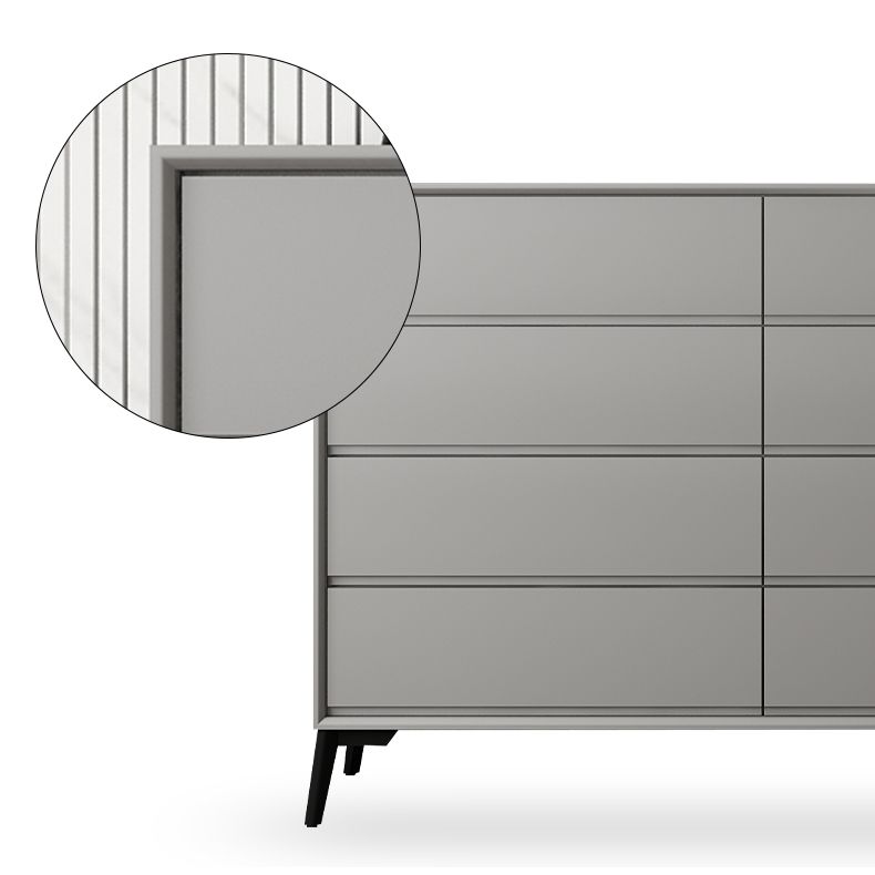 16" D Storage Chest Modern Style Bedroom Storage Chest Dresser in White and Grey Clearhalo 'Bedroom Furniture' 'Dressers & Chests' 'dressers_chests' 'furn' 'furn_dressers_chests' 'Furniture' 1200x1200_69f9a79a-2e86-4da1-b03e-29ac8ff4f873