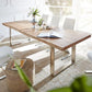 Solid Wood Brown Tone Table Luxury Sled Base Table for Dining Room Clearhalo ' dining_table' 'Dining Tables & Seating' 'Dining Tables' 'furn' 'furn_dining_table' 'Furniture' 'furniture_dining_table' 'Kitchen & Dining Furniture' 'kitchen&dining_furn' 'kitchen' 'kitchen_dining_table' 1200x1200_69fbd631-2a5f-42e4-9ece-51cfca97966f