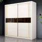 Contemporary Wooden Wardrobe White Wardrobe Closet with Sliding Door Clearhalo 'Armoires & Wardrobes' 'armoires_wardrobes' 'Bedroom Furniture' 'furn' 'furn_armoires_wardrobes' 'Furniture' 1200x1200_69ff866b-8539-467f-b856-4a770c44372b