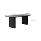 Simplicity Style Dinette Table Solid Wood Oval Dinner Table in Black Clearhalo 'Dining Tables & Seating' 'Dining Tables' 'dining_table' 'furn' 'furn_dining_table' 'Furniture' 'Kitchen & Dining Furniture' 1200x1200_6a00a156-7e5e-42d3-a513-e9a43aaf2895