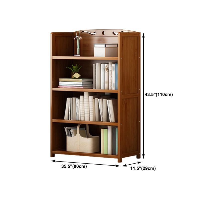 Brown Color Modern Style Bookshelf Engineer Wood Bookcase for Home Clearhalo 'Bookcases' 'furn' 'furn_bookcases' 'Furniture' 'Office Furniture' 1200x1200_6a01537c-ebad-40b3-bf52-174d739f1978