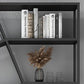 11.81"W Bookcase Glam Style Open Back Bookcase for Study Room Home Office Clearhalo 'Bookcases' 'furn' 'furn_bookcases' 'Furniture' 'furniture_bookcases' 'kitchen' 'kitchen_bookcases' 'Living Room Furniture' 'Office Furniture' 1200x1200_6a021c8e-7036-48d6-8f6c-9fea81bf574a