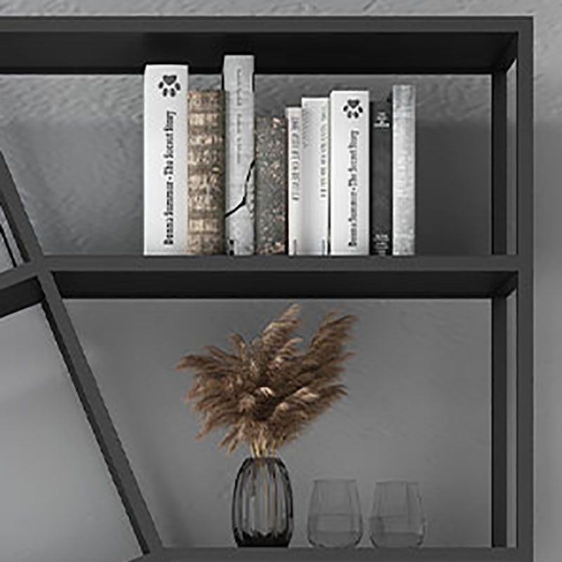 11.81"W Bookcase Glam Style Open Back Bookcase for Study Room Home Office Clearhalo 'Bookcases' 'furn' 'furn_bookcases' 'Furniture' 'furniture_bookcases' 'kitchen' 'kitchen_bookcases' 'Living Room Furniture' 'Office Furniture' 1200x1200_6a021c8e-7036-48d6-8f6c-9fea81bf574a
