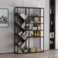Modern Vertical Etagere Bookshelf Metal Frame Manufactured Wood Shelf Bookcase Clearhalo 'Bookcases' 'Furniture' 'furniture_bookcases' 'Office Furniture' 1200x1200_6a022e27-742e-4dd9-903a-9e8fbbd636e0