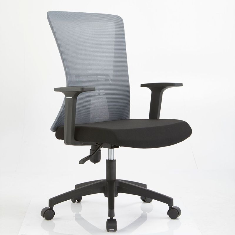 Fixed Arms Office Chair Microfiber Desk High Back Chair Wheels Ergonomic Clearhalo 'furn' 'furn_office_chair' 'Furniture' 'Office Chairs' 'Office Furniture' 'office_chair' 1200x1200_6a05f57f-9e93-42e5-ac23-27353f0e3166