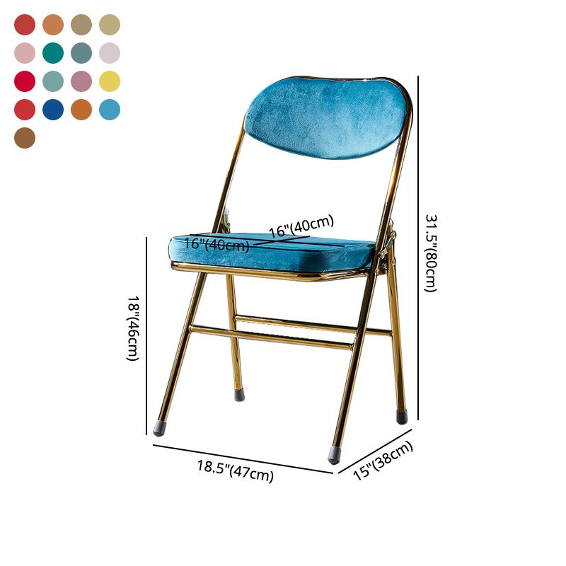 Glam Style Dining Chairs Kitchen Armless Side Chairs with Metal Legs Clearhalo ' kitchen&dining_furn' 'Dining Chairs' 'Dining Tables & Seating' 'dining_chair' 'furn' 'furn_dining_chair' 'Furniture' 'furniture_dining_chair' 'Kitchen & Dining Furniture' 'kitchen' 1200x1200_6a07c5ba-17b3-408b-a8df-8005c9962d33