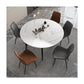 Contemporary Style 4-foot Dining Table Stone Home Furniture with Metal Leg Clearhalo ' dining_table' 'Dining Tables & Seating' 'Dining Tables' 'furn' 'furn_dining_table' 'Furniture' 'furniture_dining_table' 'Kitchen & Dining Furniture' 'kitchen&dining_furn' 'kitchen' 'kitchen_dining_table' 1200x1200_6a0848c6-9071-471a-a872-2f8293953b5b