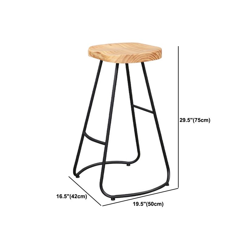 Industrial 1/4/6 Pieces Bar Table Set Rectangle Pine Wood Counter Table with High Stools Clearhalo 'Bar Furniture' 'furn' 'furn_home_bar_bar_sets' 'Furniture' 'Home Bars & Bar Sets' 'home_bar_bar_sets' 'Kitchen & Dining Furniture' 1200x1200_6a088b1a-d4f0-4c11-aa09-93fdb8f4ddca