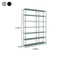 Vertical Metal Frame Bookshelf Modern Open Storage Bookcase , 10" W X 71" H