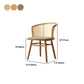 Traditional Solid Wood Side Chair Rattan Windsor Back Side Chair Clearhalo 'Dining Chairs' 'Dining Tables & Seating' 'dining_chair' 'furn' 'furn_dining_chair' 'Furniture' 'Kitchen & Dining Furniture' 1200x1200_6a0be6ac-fcc4-4a55-bb75-ff87cf902a42