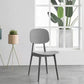 Contemporary Style Dining Chair Armless Dining Chairs with Plastic Legs for Kitchen