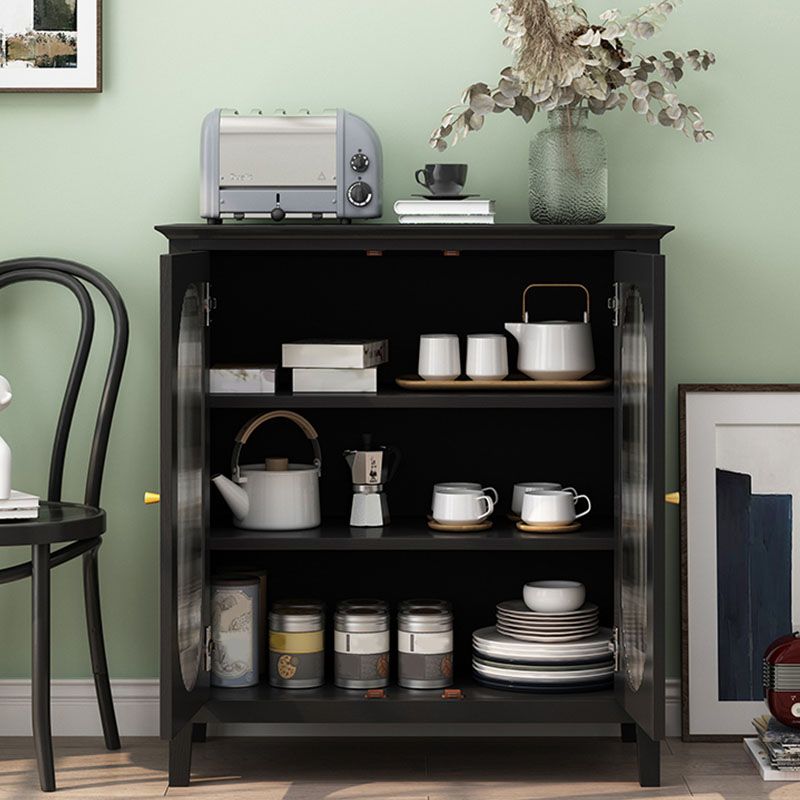 Stitboard a buffet in legno a buffet in stile glam con 2 porte, 33,46 "W