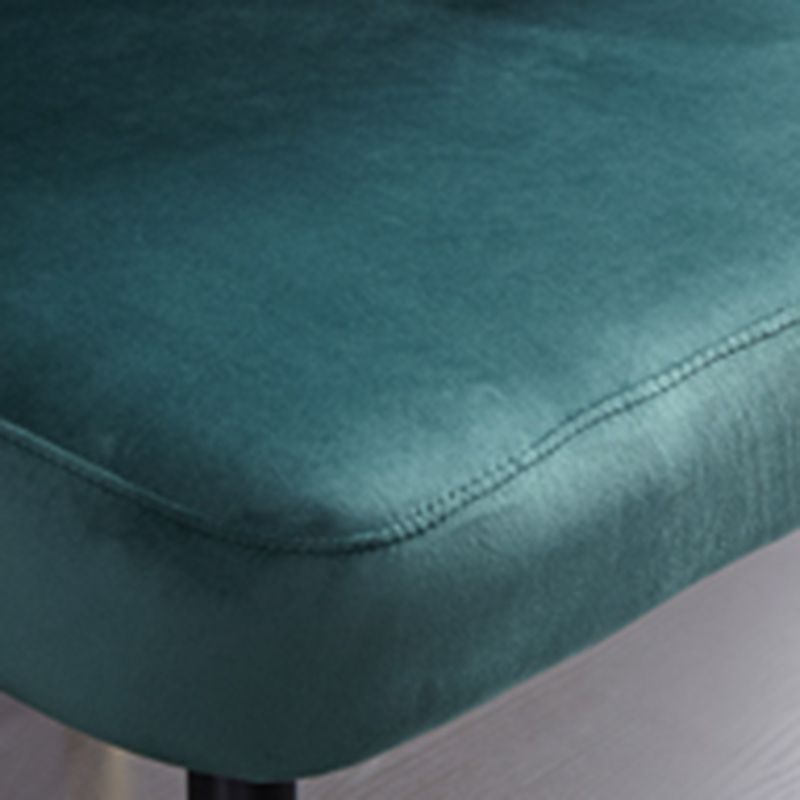 Velvet Dining Arm Chair Upholstered Dining Accent Chair for Home