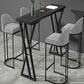 Matte Finish Stone Top Pub Table with Metal Base for Dining Room Clearhalo 'Bar Furniture' 'Bar Tables' 'bar_tables' 'furn' 'furn_bar_tables' 'Furniture' 'Kitchen & Dining Furniture' 1200x1200_6a0efea7-a8f1-4c8b-9a4c-78003ad28d15