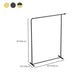 Modern Clothes Hanger Free Standing Metal Coat Rack with Coat Hook