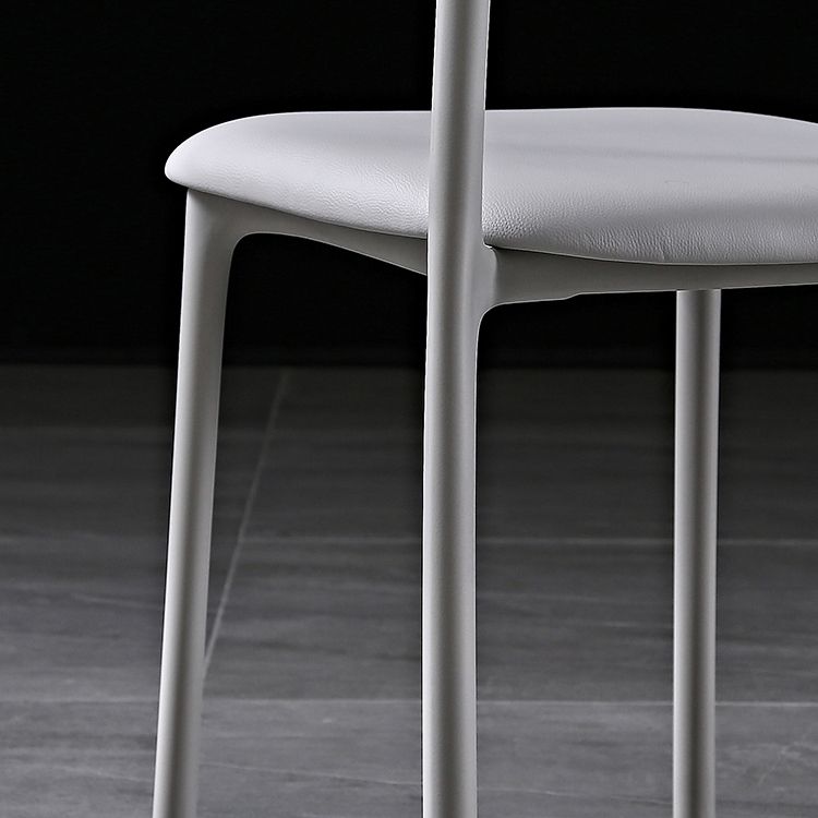 Modern Style Plastic Dining Chairs Open Back Dining Stackable Side Chairs for Kitchen Clearhalo ' kitchen&dining_furn' 'Dining Chairs' 'Dining Tables & Seating' 'dining_chair' 'furn' 'furn_dining_chair' 'Furniture' 'furniture_dining_chair' 'Kitchen & Dining Furniture' 'kitchen' 1200x1200_6a1269d9-d43f-4192-b126-c7e386cc9fd0
