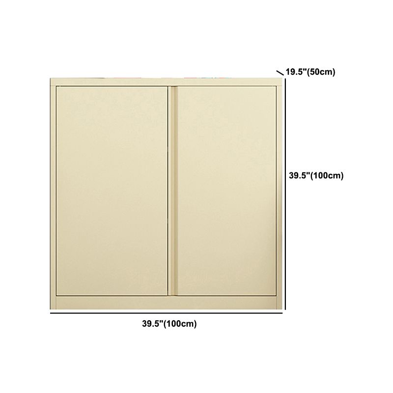 Armoire à accent moderne armoire de rangement beige avec résistant à l'eau