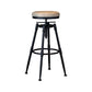 Industrial Adjustable Height Footrest Iron Bar Stool 27.55" Kitchen Stool with Black Legs Clearhalo 'Bar Furniture' 'Bar Stools' 'bar_stools' 'furn' 'furn_bar_stools' 'furniture_bar_stools' 'Kitchen & Dining Furniture' 'kitchen&dining_furn' 'kitchen' 'kitchen_furn' Furniture' 1200x1200_6a1828c6-0f4a-4559-89f8-88aacf9d1f89